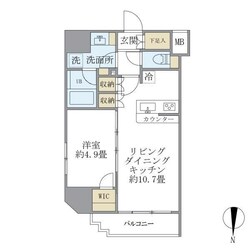 フェリーチェ錦糸町の物件間取画像